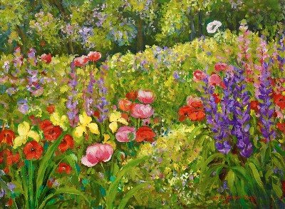 Floral Garden Landscape